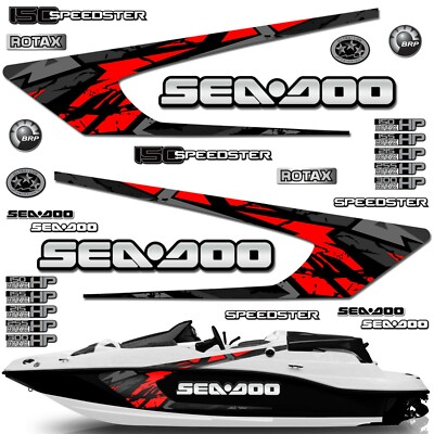 Decal Graphics Stickers for SEA DOO 150 SPEEDSTER & SPORTSTER 03-13 DESIGN 1 R