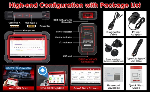 LAUNCH X431 CRP919E BT OBD2 Diagnostiqueur TOUT Système Avec CAN FD DoIP Pour BBA - Photo 14/19