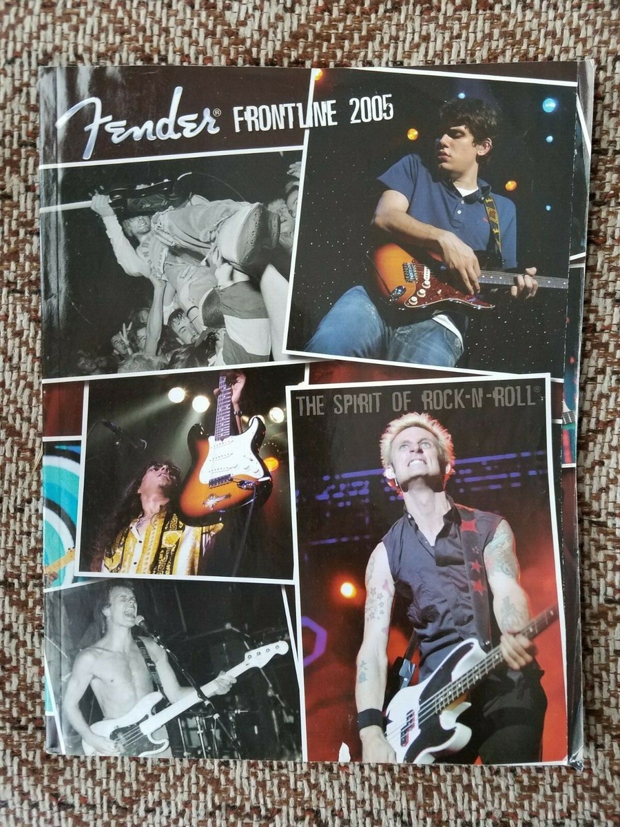 2005 Fender Guitars & Amps Frontline Catalog 256 Pages! Case Candy