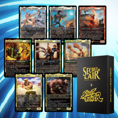 MTG Secret Lair x Street Fighter Non-Foil Edition SEALED In-Hand