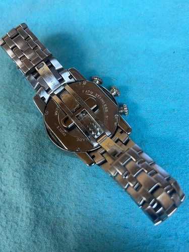 Reloj de cuarzo corto Tourneau Safari S32040 SS se adapta a una muñeca de hasta 8"". - Imagen 6 de 8