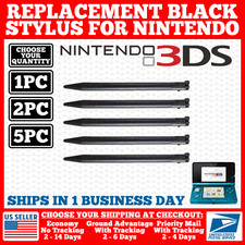 Stylus For Nintendo Original 3DS Black Plastic Pen Replacement "3DS" N3DS