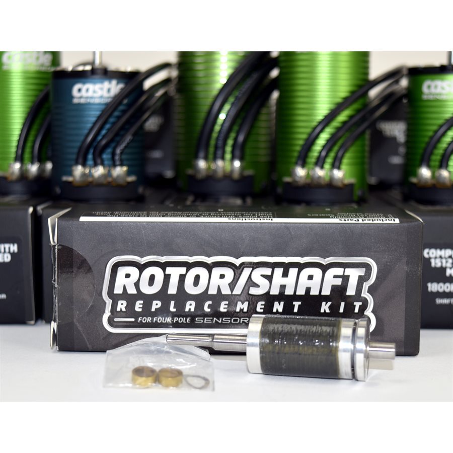 Castle Creations ROTOR/SHFT REPLACEMENT KIT 1415-2400Kv CSE11012800 Electric