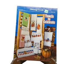 Stoney Creek "Towels To Celebrate" Book 397 Cross-Stitch Pattern Collection