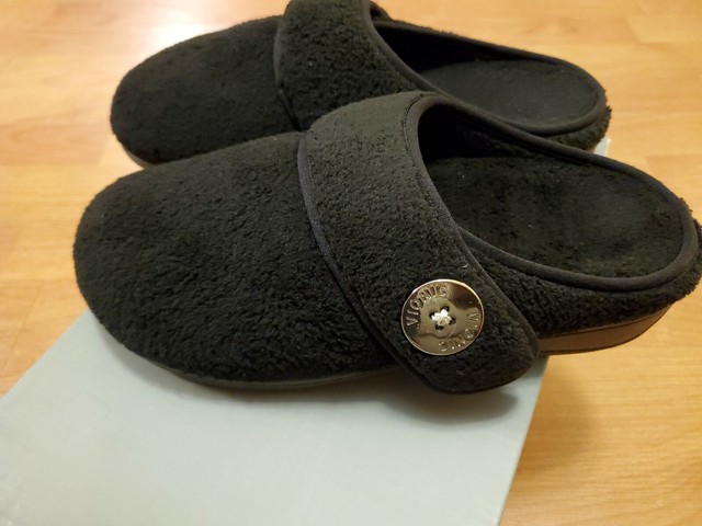 Vionic Indulge Sadie Mule Slippers Women's Size 9m Black for sale online | eBay