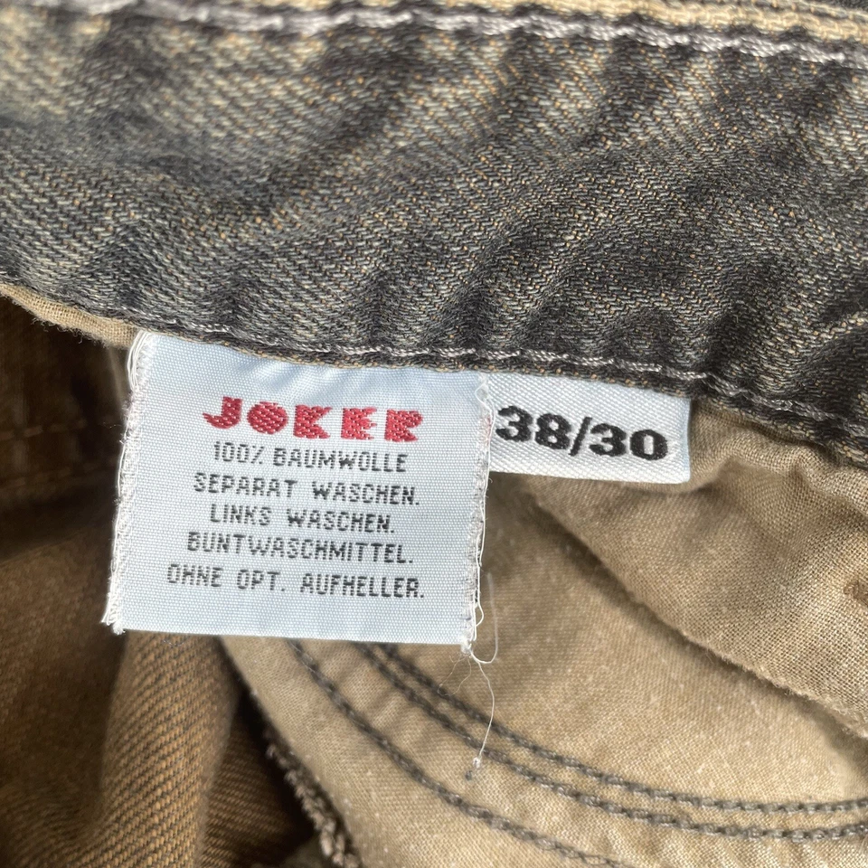 Pantalones de mezclilla Joker Clark cosidos con doble montura para hombre talla 36 36x30 azul lavado oscuro Foto 4 de 4