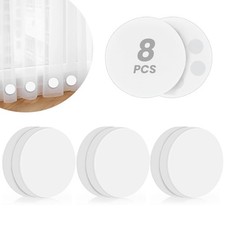 Silicone Covered Shower Curtain Magnets, 8 Packs, Bathroom Curtain Weights,