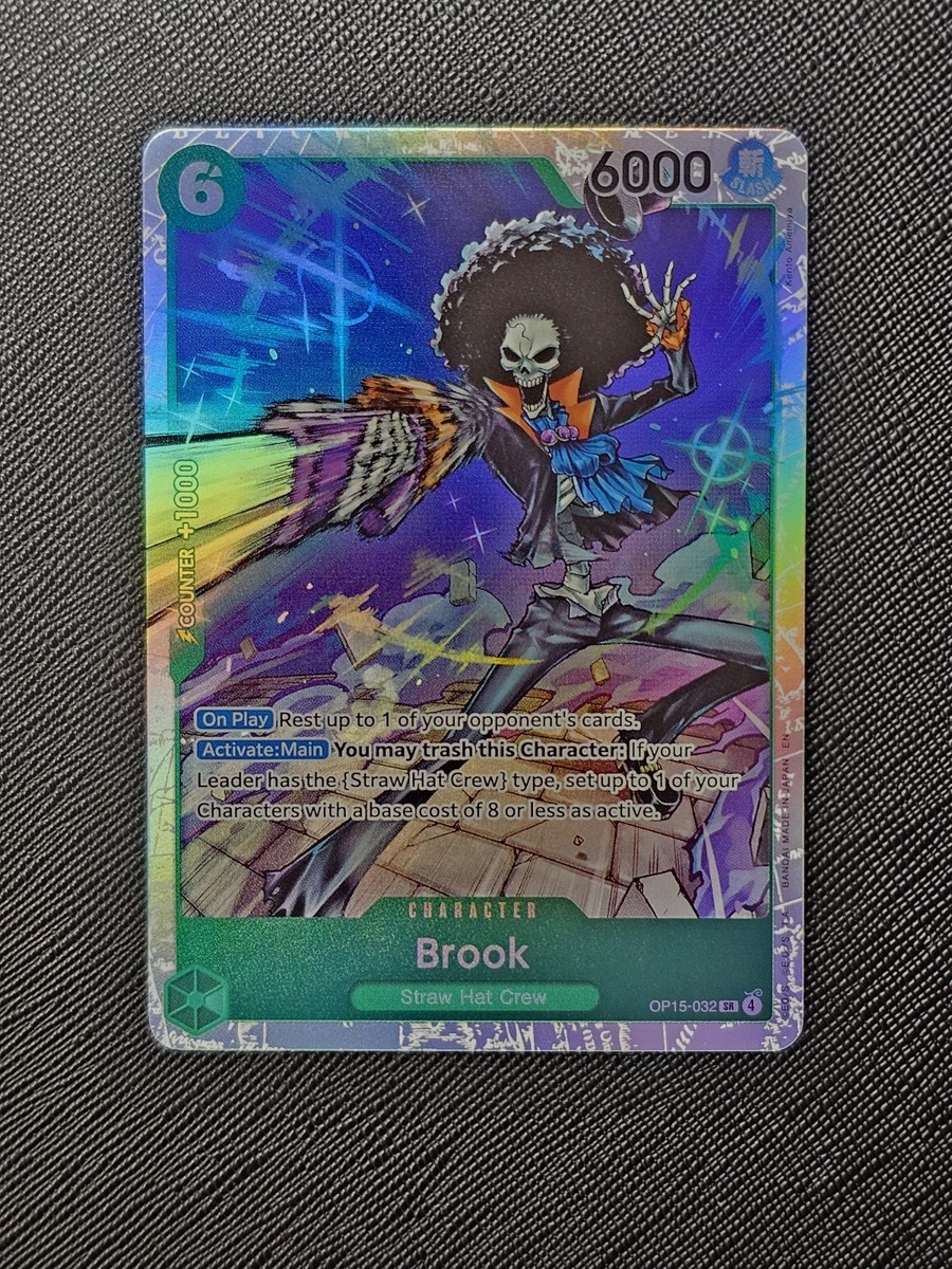 ONE PIECE BROOK OP15-032 SR SUPER RARE ADVENTURE ON KAMI'S ISLAND