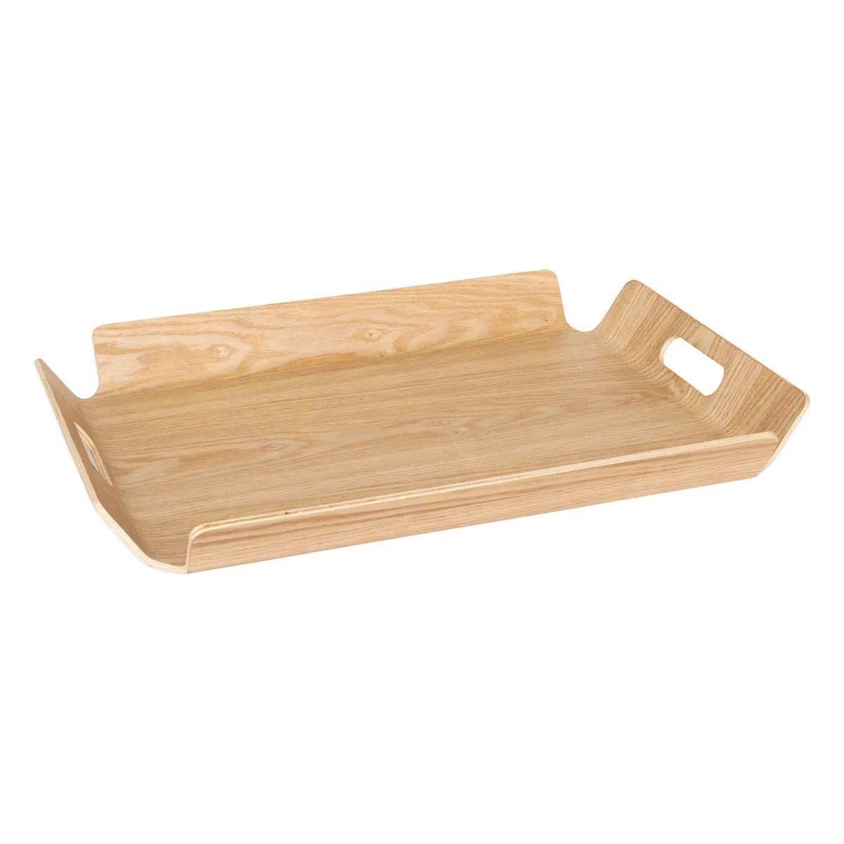 Plateau de service en bois anti-dérapant 45cm pour transporter vos verres sans risque