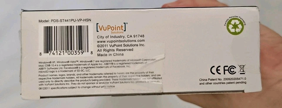 VuPoint Magic Wand II 2 Portable Scanner Handheld Pocket Color ST441PU New! NIB - Image 4 of 4