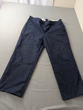 Red Kap Men's Work NMotion Pants 40 Navy Blue Twill Stretch Workwear PZ20NVO