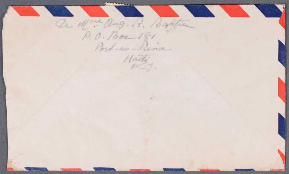 MayfairStamps Haiti Port-au-Prince Bicentennial Dual to Staten Island NY Air Mai - Image 2 of 2