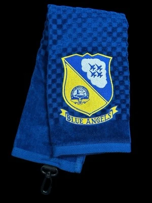 Blue Angels (US Navy) Golf Towel / (6in x 22in) Cotton 38k Stitches