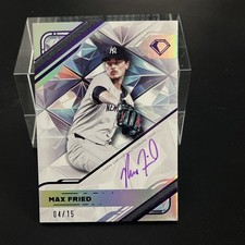 Topps 2025 Diamond Icons White Polychromatink Autograph /15 Max Fried Yankees