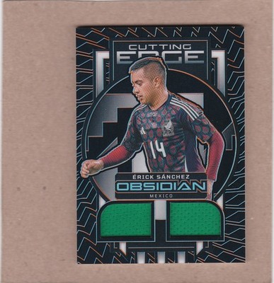 2023-24 Panini Obsidian Cutting Edge Erick Sanchez #CE-ES Green Patch Relic /99