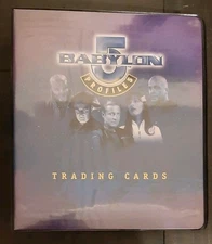 1999 Babylon 5 Profiles Trading Card Collectors Album Binder Skybox