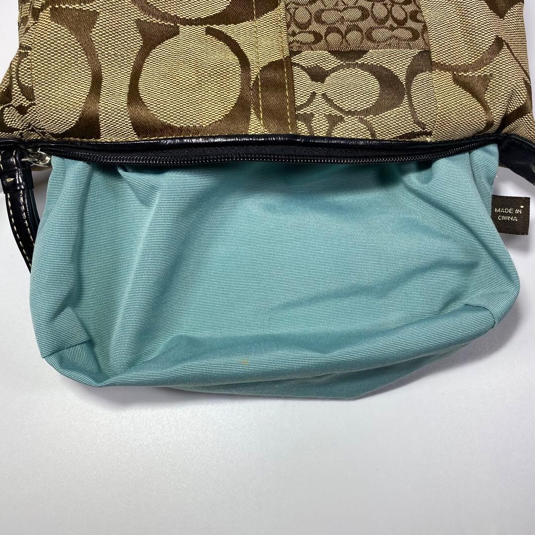 coach Patchwork Accessory Pouch Signature - image 13