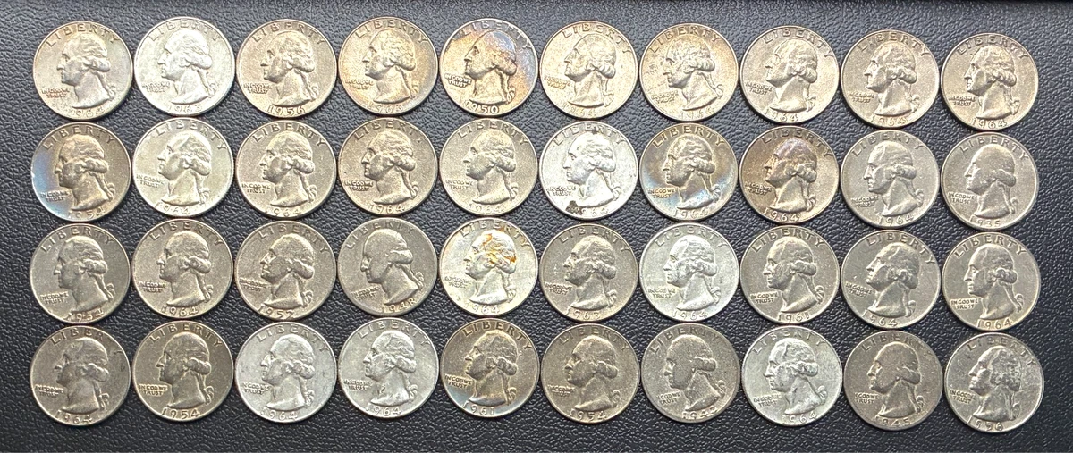 US 90% Silver Coinage Mixed Lot Uncertified Silver Bullion Coins