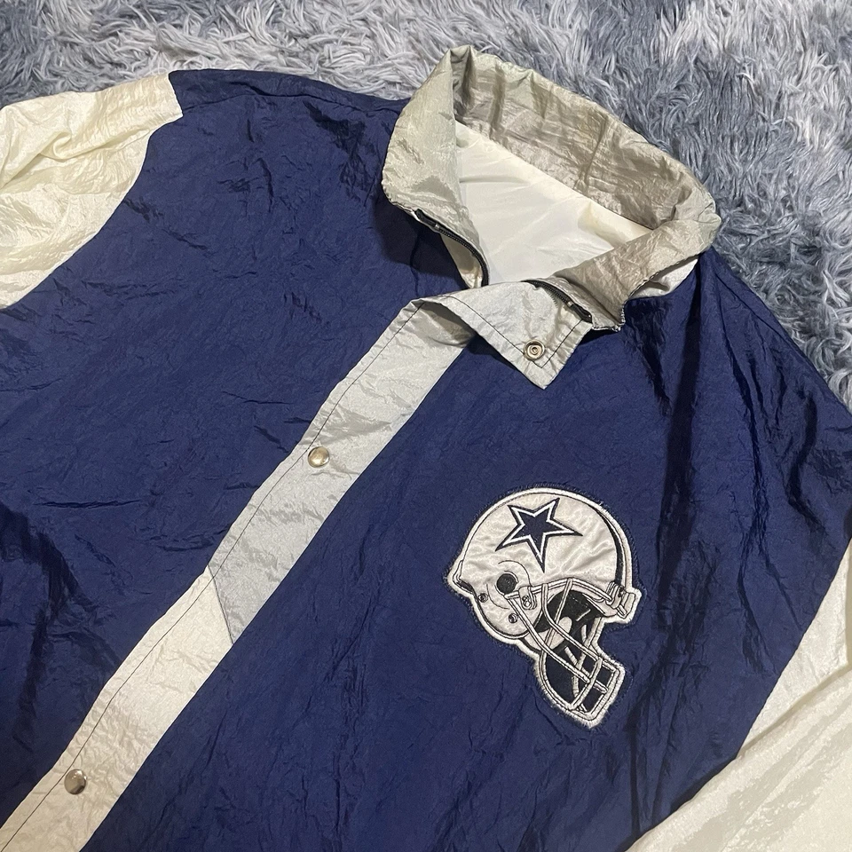 Cortavientos Dallas Cowboys años 90 vintage talla XL Foto 2 de 3