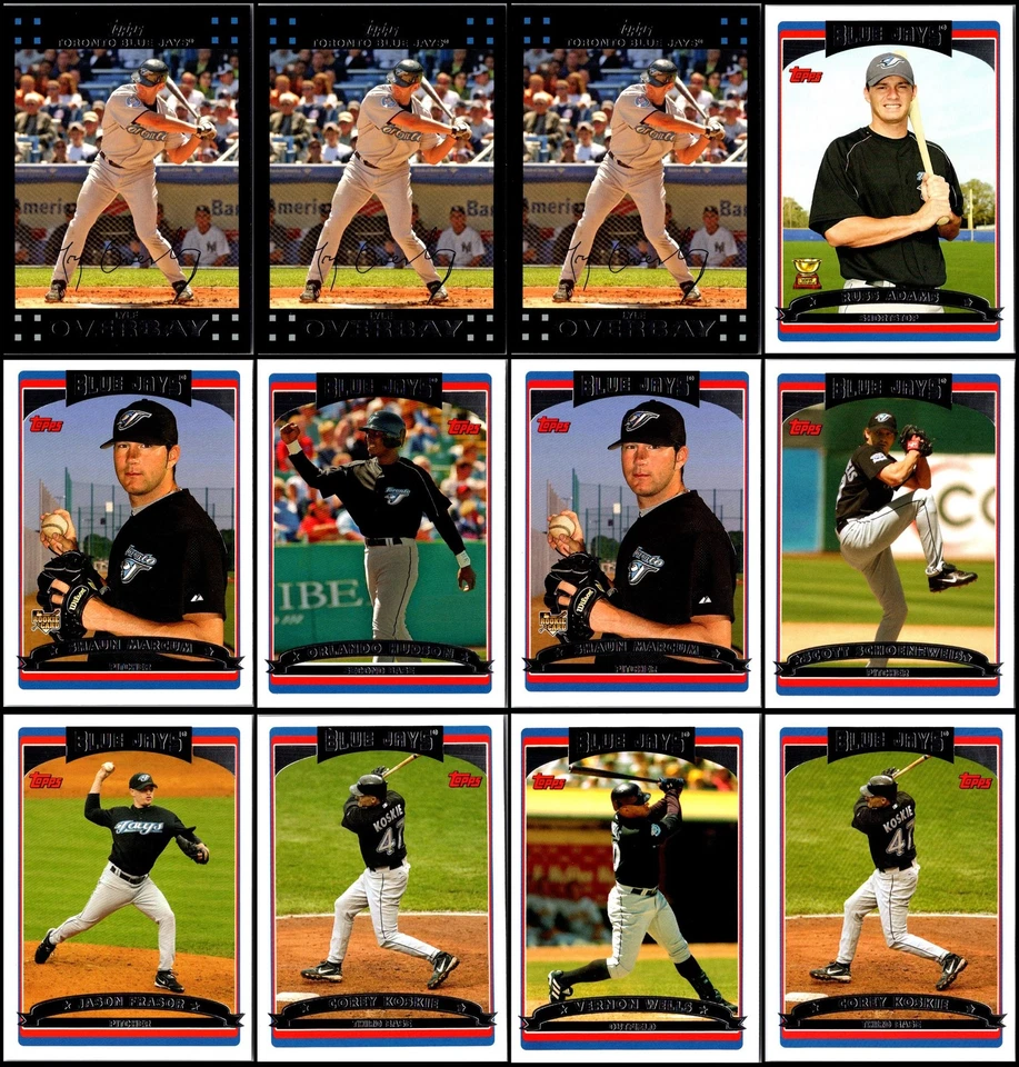 Lote de Cartas 2006 Topps Toronto Blue Jays (46) - O ÚLTIMO PRÊMIO DE COLECIONADOR -... - Imagem 2 de 4