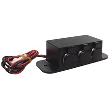 HAMSAR 3VTE6 MultiSocket,3 Outlet,Hardwired 3VTE6