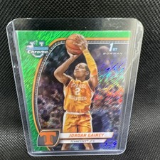 20 25 Bowman University Chrome - Jordan Gainey #33 Green Shimmer Refractor (RC)