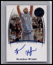 2007-08 Press Pass Legends #NNO Brandan Wright Saturday Signatures