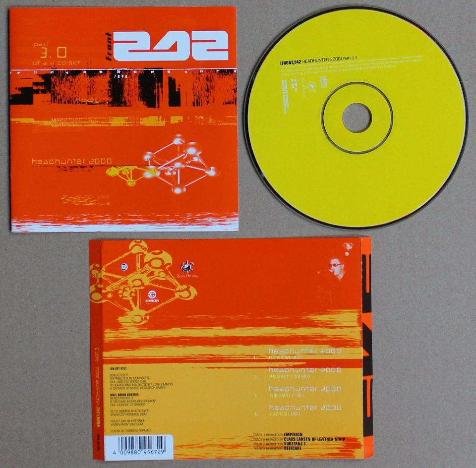 Front 242 Headhunter 2000 2.0/3.0/4.0 - Bundle 3x CD-Maxi New! Free PP Germany! - Bild 3 von 4