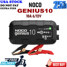 Noco Genius10 10a 612v Smart Battery Charger Maintainer Trickle Charger Noco Genius10 10a 612v Smart Battery Charger Maintainer Trickle Charger