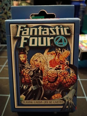 Fantastic Four (Marvel)- Playing Cards- By Aquarius - Brand New
