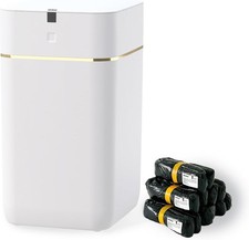 Automatic Trash Can, 4 Gallon Self Sealing Motion Sensor Touchless Garbage Bin