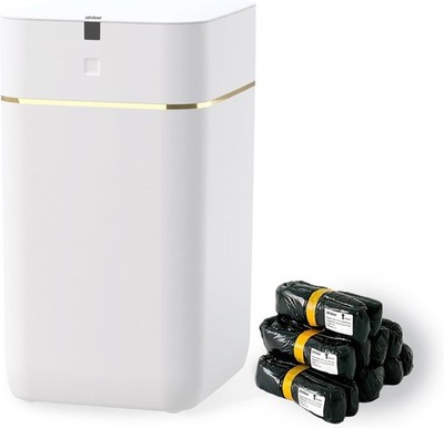 Automatic Trash Can, 4 Gallon Self Sealing Motion Sensor Touchless Garbage Bin