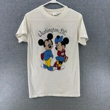 VTG 90s sz Women's M Mickey  Minnie Mouse DC T-Shirt Single Stitch USA made