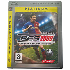 Konami PES 2009 Pro Evolution Soccer PS3 Video Game PEGI 3 PAL 2009 Manual