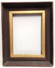 Antique Walnut Victorian Frame, 19c, 17" x 14" — photo 1