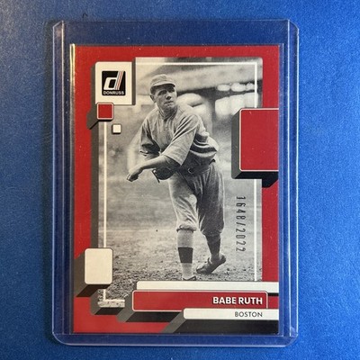 2022 Panini Donruss Red #229 Babe Ruth #1648 /2022 Boston Red Sox