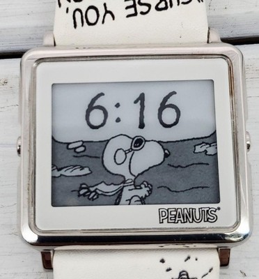 EPSON Smart Canvas Snoopy PEANUTS Digital Watch Limited Edition