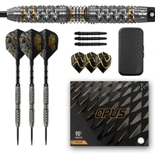 Harrows Opus - Steel Tip Darts - 90% Tungsten - 21g