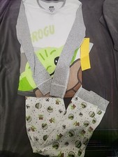 Disney Store Star Wars Grogu Baby Yoda Pajamas Set Unisex Size 6/ 7
