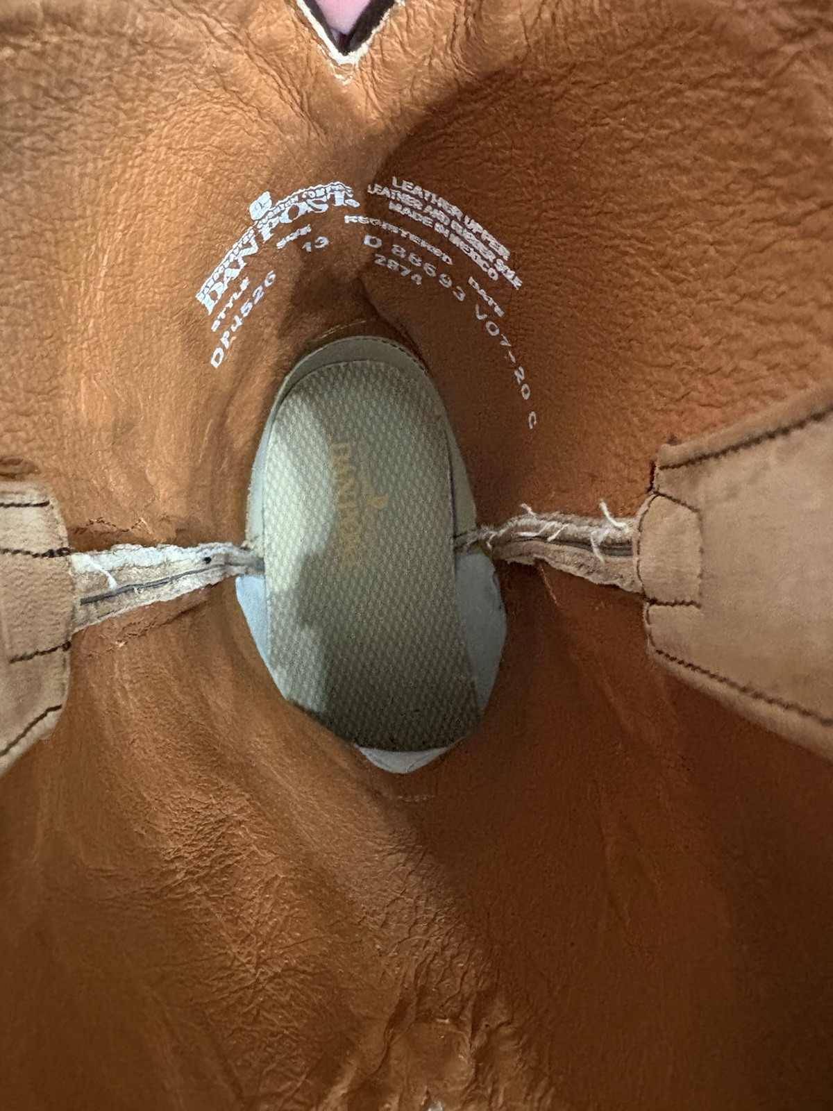 Dan Post KA Faux Python Print Leather SquareToe W… - image 10