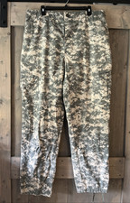 ACU Pants/Trousers Large Long USGI Digital Camo Cotton/Nylon Ripstop Army Combat