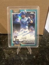 2026 Topps Chrome Carter Jensen #RA-CJ RC Teal Refractor Auto /299 ROYALS