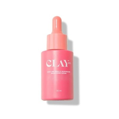 CLAYCO. Sake and Miracle Mushroom Brightening Serum with Niacinamide, 30ml Vegan