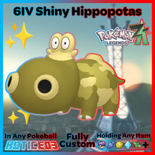 ✨ Shiny Hippopotas 6IV ✨ Pokemon Legends ZA 🚀 Fast 🚀