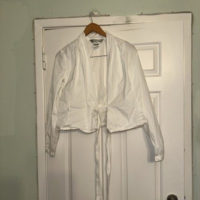 Max Mara Wickelbluse Baumwolle 12 Neu