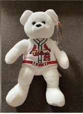 1999 Team ML Bears Authentic St Louis Cardinals 8" Plush Baseball McGwire