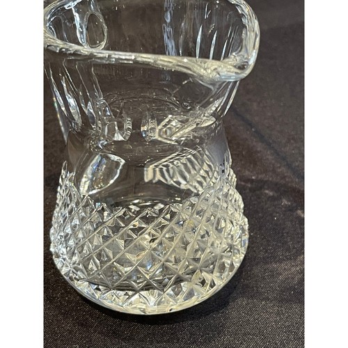 Waterford Alana Diamond Cut Crystal Creamer 4 1/8" - Picture 6 of 8
