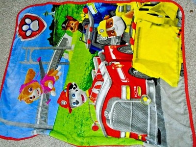 1P !WOW! 40x50 PAW PATROL Plush Minky Throw Blanket Lovey Comforter