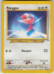 Porygon 78/105 Neo Destiny Common