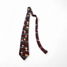 Vintage Peanuts "Hollywood Salute" Men's Neck Tie Movies Charlie Brown Snoopy